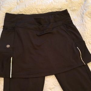 Athleta leggings with skirt-size M